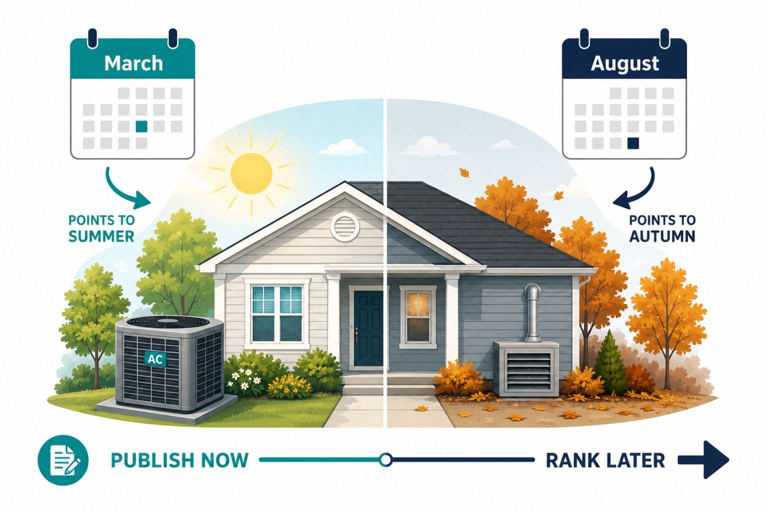 HVAC Seasonal SEO Calendar